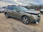 2018 Subaru Outback 3.6r Limited Зеленый vin: 4S4BSENC8J3380008