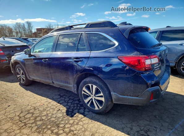 4S4BSENCXJ3393701 2018 SUBARU OUTBACK Синий Задняя левая четверть