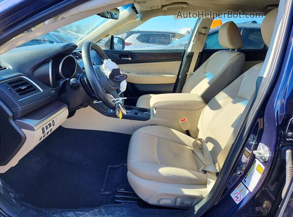 4S4BSENCXJ3393701 2018 SUBARU OUTBACK Синий Вид салона спереди