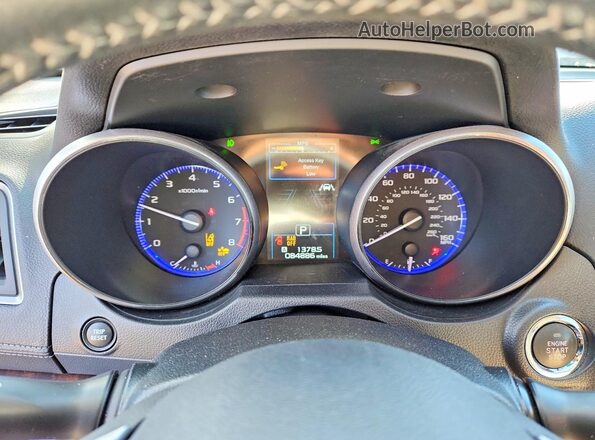 4S4BSENCXJ3393701 2018 SUBARU OUTBACK Синий Вид щитка приборов