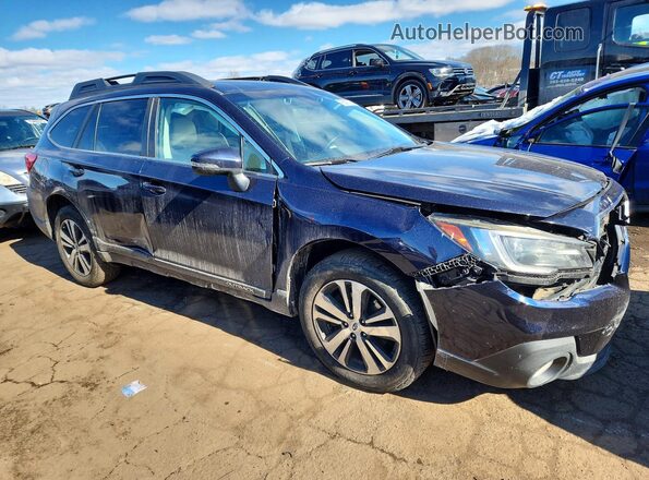 4S4BSENCXJ3393701 2018 SUBARU OUTBACK Синий Передняя правая четверть