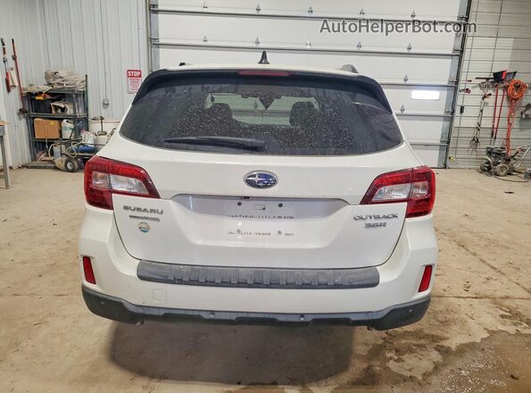 4S4BSETC6H3408319 2017 SUBARU OUTBACK Белый Вид сзади