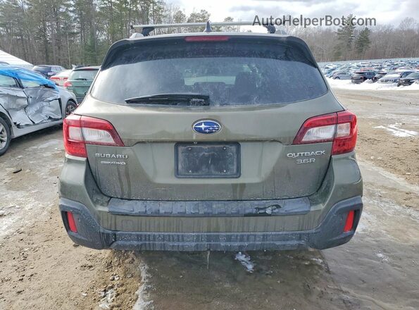 4S4BSETCXK3313513 2019 SUBARU OUTBACK Зеленый Вид сзади