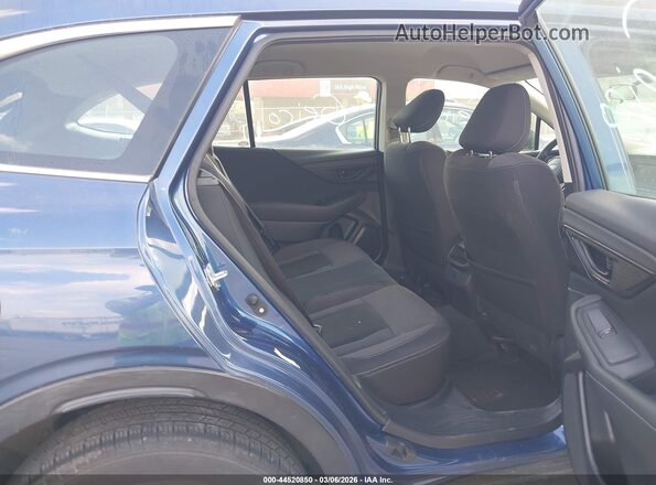 4S4BTAAC7M3134308 2021 SUBARU OUTBACK Blue Вид наклейки з VIN-кодом