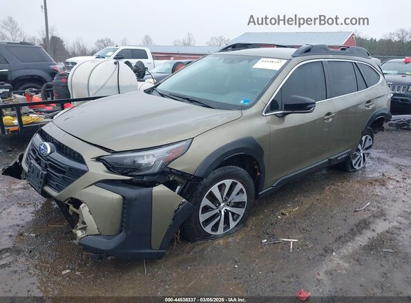 4S4BTACCXR3215081 2024 SUBARU OUTBACK Зеленый Передняя левая четверть
