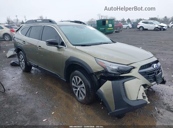 4S4BTACCXR3215081 2024 SUBARU OUTBACK Зеленый Передняя правая четверть