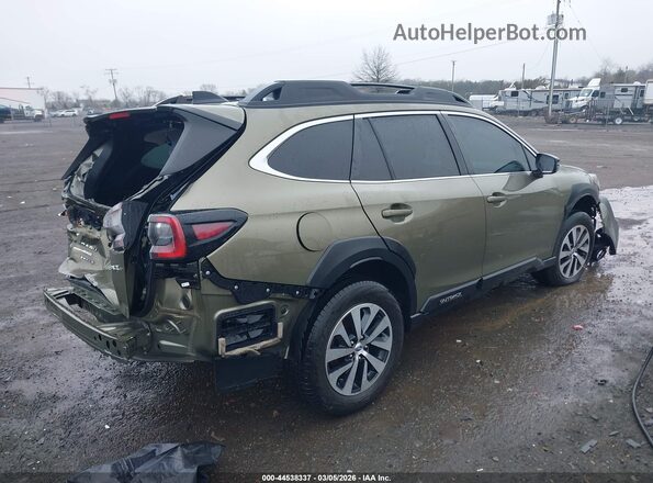 4S4BTACCXR3215081 2024 SUBARU OUTBACK Зеленый Задняя правая четверть