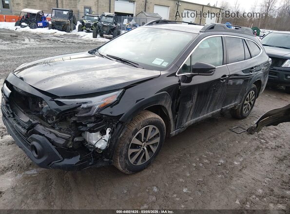 4S4BTADC0P3190011 2023 SUBARU OUTBACK Черный Передняя левая четверть