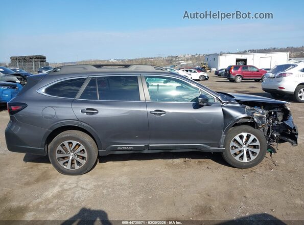 4S4BTADC2N3121317 2022 SUBARU OUTBACK Серый Вид задней части салона