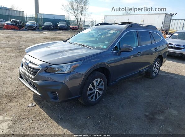 4S4BTADC2N3121317 2022 SUBARU OUTBACK Серый Передняя левая четверть