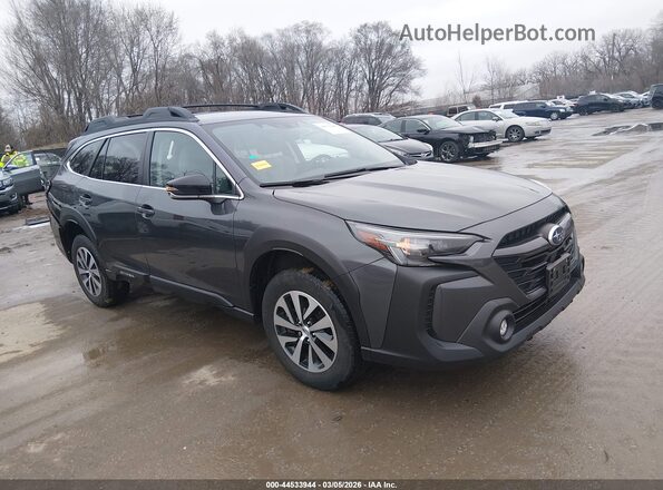4S4BTADC7R3225260 2024 SUBARU OUTBACK Серый Передняя правая четверть