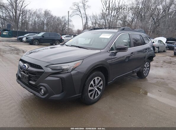 4S4BTADC7R3225260 2024 SUBARU OUTBACK Серый Передняя левая четверть
