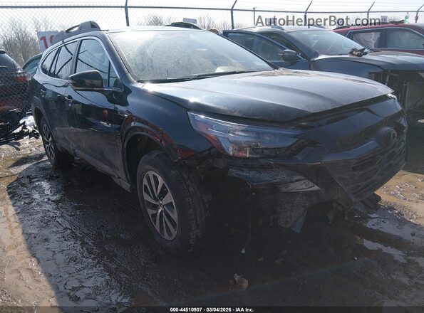 4S4BTADC8R3275911 2024 SUBARU OUTBACK Черный Передняя правая четверть