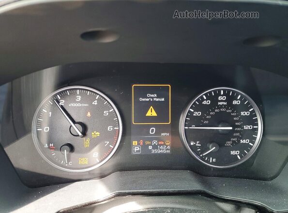 4S4BTADCXN3122120 2022 SUBARU OUTBACK Серый Вид щитка приборов