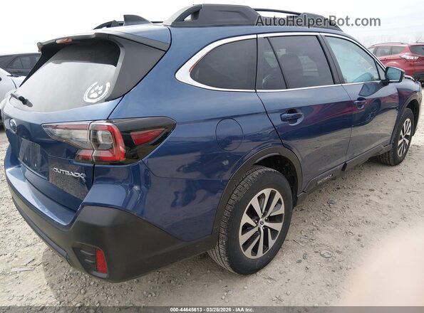 4S4BTAEC6L3139847 2020 SUBARU OUTBACK Blue Trasero derecho
