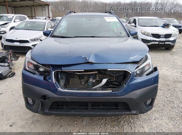 4S4BTAEC6L3139847 2020 SUBARU OUTBACK Blue Vista interior trasera