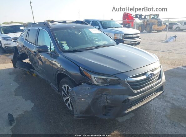 4S4BTAEC9L3126476 2020 SUBARU OUTBACK Серый Передняя правая четверть