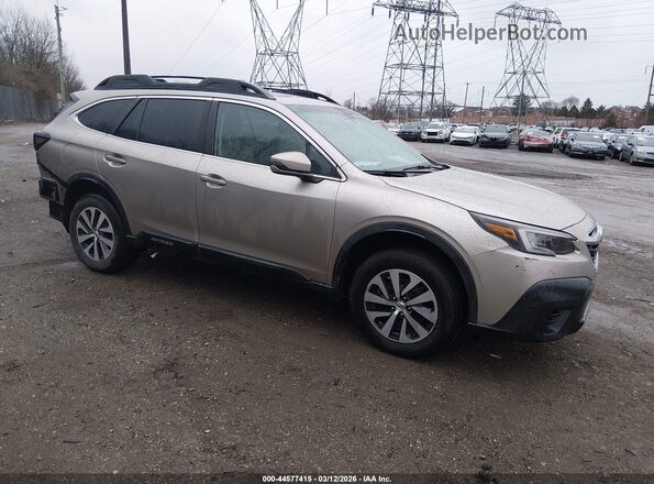 4S4BTAEC9L3134514 2020 SUBARU OUTBACK Серебряный Передняя правая четверть