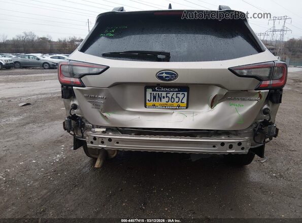 4S4BTAEC9L3134514 2020 SUBARU OUTBACK Серебряный Вид спереди