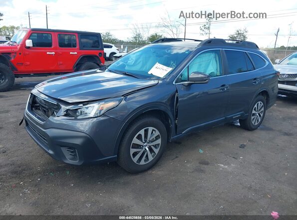 4S4BTAFC2N3173608 2022 SUBARU OUTBACK Серый Передняя левая четверть