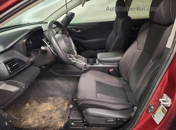 4S4BTAFC3M3142821 2021 SUBARU OUTBACK Темно-бордовый Вид салона спереди