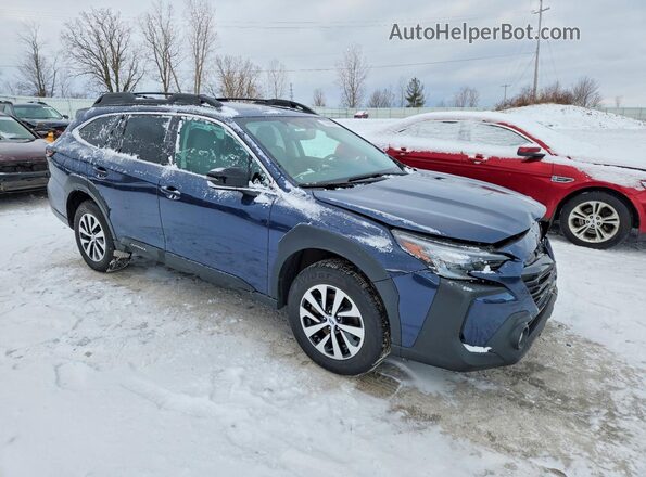 4S4BTAFC4R3219039 2024 SUBARU OUTBACK Синий Передняя правая четверть