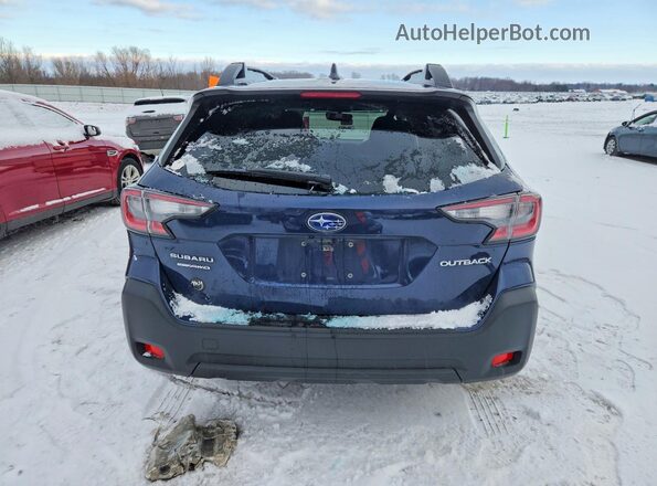 4S4BTAFC4R3219039 2024 SUBARU OUTBACK Синий Вид сзади