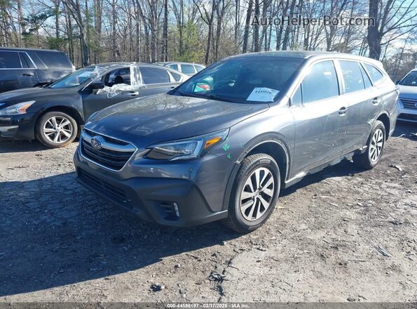 4S4BTAFC5M3153142 2021 SUBARU OUTBACK Gray Передня ліва чверть