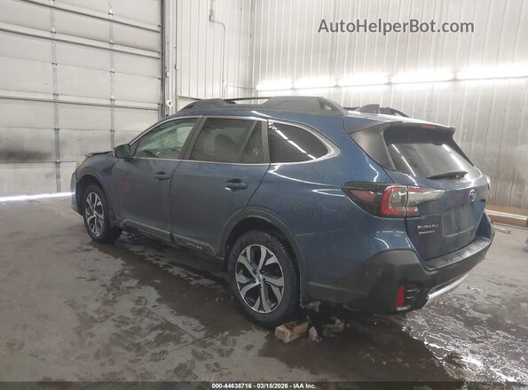 4S4BTALC1L3257923 2020 SUBARU OUTBACK Синий Задняя левая четверть