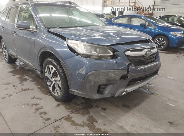 4S4BTALC1L3257923 2020 SUBARU OUTBACK Синий Вид спереди