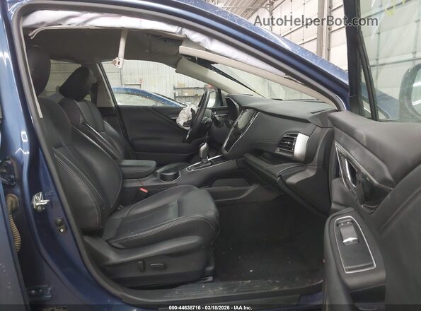 4S4BTALC1L3257923 2020 SUBARU OUTBACK Синий Вид салона спереди