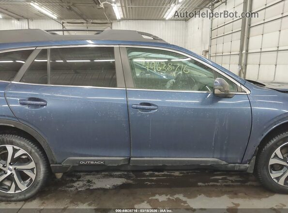 4S4BTALC1L3257923 2020 SUBARU OUTBACK Синий Панорамный вид салона 360°