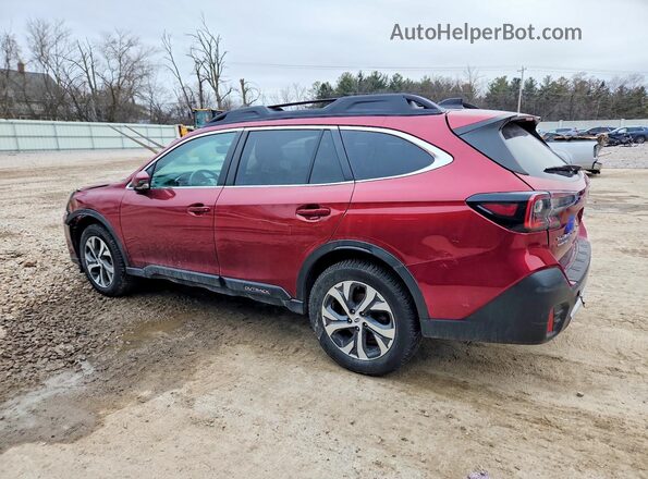 4S4BTALC5L3122377 2020 SUBARU OUTBACK Темно-бордовый Задняя левая четверть