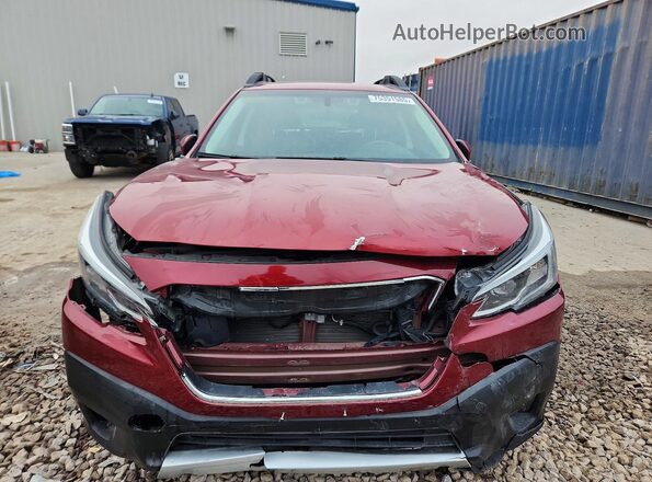4S4BTALC5L3122377 2020 SUBARU OUTBACK Темно-бордовый Вид спереди