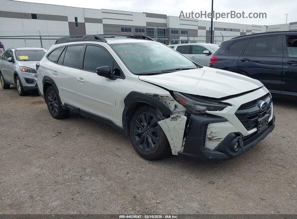 4S4BTALC9R3232874 2024 SUBARU OUTBACK Белый Передняя правая четверть