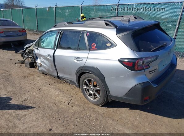 4S4BTALC9R3259704 2024 SUBARU OUTBACK Серебряный Задняя левая четверть
