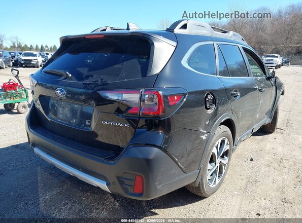 4S4BTAMC7M3192236 2021 SUBARU OUTBACK Черный Задняя правая четверть