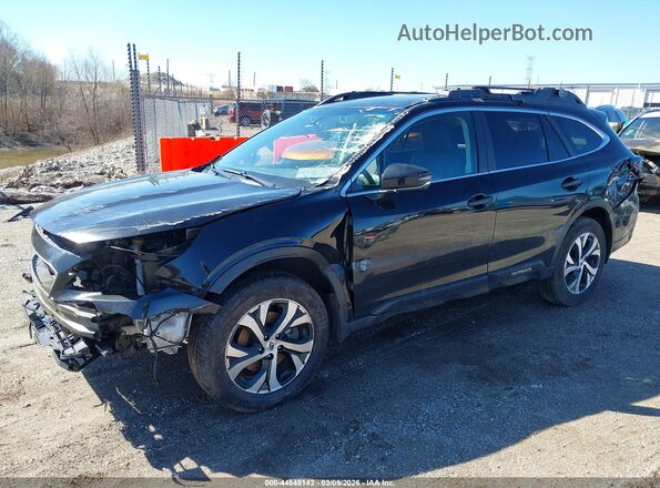 4S4BTAMC7M3192236 2021 SUBARU OUTBACK Черный Вид спереди