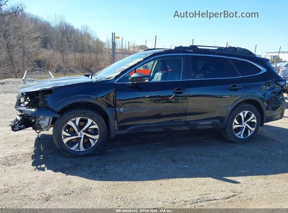 4S4BTAMC7M3192236 2021 SUBARU OUTBACK Черный Вид задней части салона