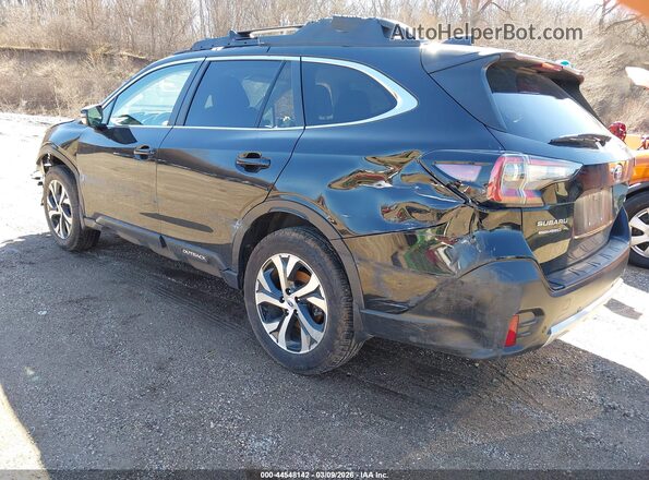 4S4BTAMC7M3192236 2021 SUBARU OUTBACK Черный Задняя левая четверть