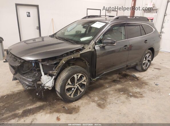 4S4BTANC2N3205703 2022 SUBARU OUTBACK Серый Передняя левая четверть