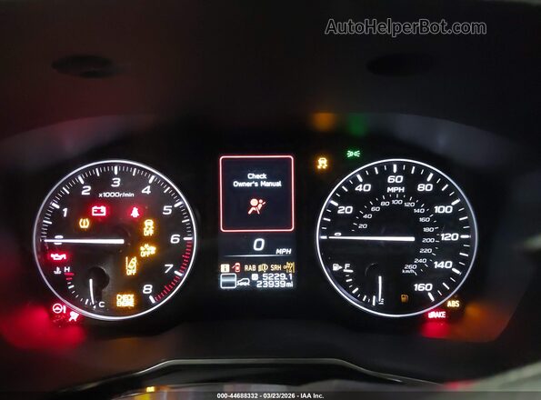 4S4BTANC2R3294954 2024 SUBARU OUTBACK Черный Вид задних сидений