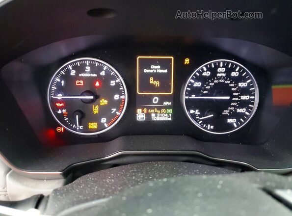 4S4BTANC3M3116625 2021 SUBARU OUTBACK Silver Вид щитка приладів