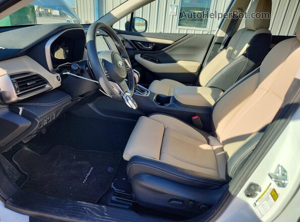 4S4BTANC6S3307551 2025 SUBARU OUTBACK White Widok wnętrza z przodu