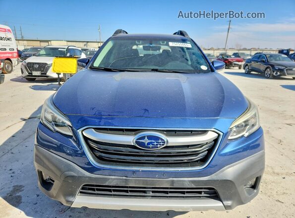 4S4BTANC8L3175295 2020 SUBARU OUTBACK Синий Вид спереди