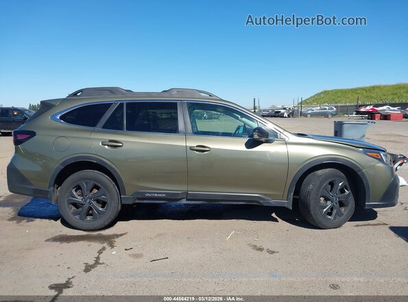 4S4BTGLD7N3103702 2022 SUBARU OUTBACK Зеленый Вид задней части салона