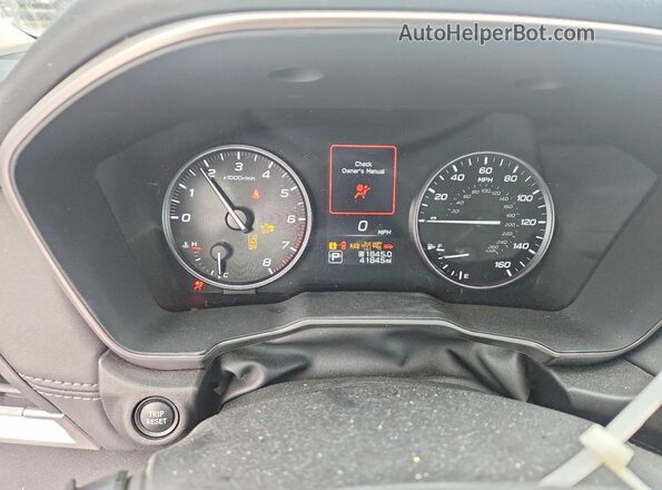 4S4BTGND4R3249199 2024 SUBARU OUTBACK Серебряный Вид щитка приборов