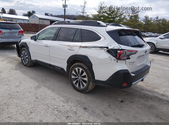 4S4BTGPD3S3123015 2025 SUBARU OUTBACK Белый Задняя левая четверть