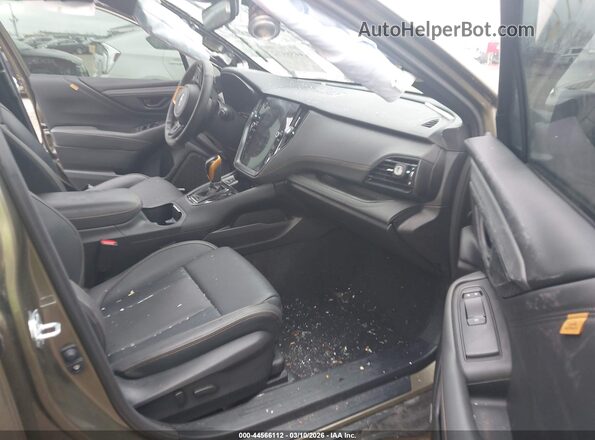 4S4BTGSD8R3265037 2024 SUBARU OUTBACK Зеленый Вид салона спереди