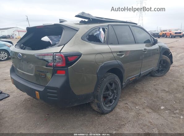 4S4BTGSD8R3265037 2024 SUBARU OUTBACK Зеленый Задняя правая четверть